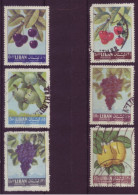 Asie - Liban - Flore - 6 Timbres Différents - 7208 - Liban