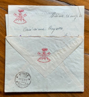 11 PERITUS ET AUDAX  - GUASTATORI - UDINE 21/5/40 - BUSTA E LETTERA COMPLETA PER MELDOLA - FORLI' - Storia Postale