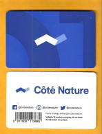 Carte Cadeau Côté Nature - Tarjetas De Regalo