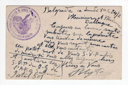 1919. KINGDOM OF SHS,SERBIA,FRENCH FIELD POST,STAMP,NO ADDRESS,SENT IN COVER?,ZEMUN GYMNASIUM & CO.ACADEMY POSTCARD,USED - Serbien