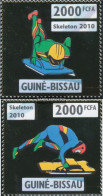 Guinea-Bissau 4676-4677 (complete. Issue) Unmounted Mint / Never Hinged 2010 Skeleton - Guinée-Bissau
