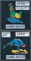 Guinea-Bissau 4674-4675 (complete. Issue) Unmounted Mint / Never Hinged 2010 Skeleton - Guinée-Bissau