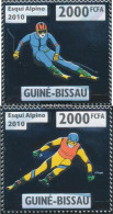 Guinea-Bissau 4666-4667 (complete. Issue) Unmounted Mint / Never Hinged 2010 Ski Alpine - Guinée-Bissau