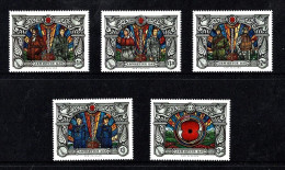 New Zealand 2018 Armistice Day - End Of World War I  Set Of 5 MNH - Neufs