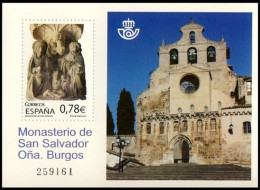 España 2010 Edifil 4611 Sello ** HB Monasterio De San Salvador Oña (Burgos) Michel BL203 Yvert BF194 Stamp Timbre Espagn - Nuovi