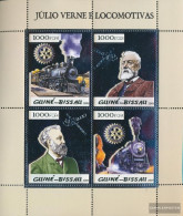 Guinea-Bissau 2926-2929 Sheetlet (complete. Issue) Unmounted Mint / Never Hinged 2005 Dampfzüge And Jules Verne - Guinea-Bissau