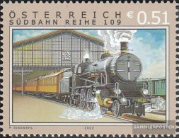 Austria 2394 (complete Issue) Unmounted Mint / Never Hinged 2002 Railway - Series 109 - Neufs