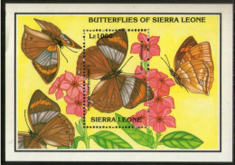 Sierra Leone 1993 African Leaf Butterflies Moth Insect Sc 1642 M/s MNH # 550 - Farfalle