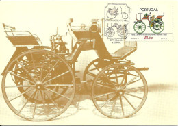 30837 - Carte Maximum - Portugal - 100 Anos Automovel - Caleche Daimler 1886 - Tarjetas – Máximo