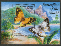 Sierra Leone 2001 Butterflies Moth Insect Sc 2489 M/s MNH # 983 - Vlinders
