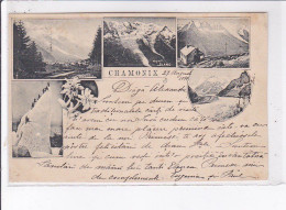 CHAMONIX: 1894, 5 Vues, Mont-blanc - Très Bon état - Chamonix-Mont-Blanc
