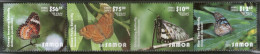 Samoa 2015 Butterflies Moth Insect Fauna Sc C15 4v CV $115 MNH # 213 - Farfalle