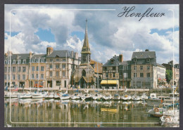 123308/ HONFLEUR, Le Vieux Bassin, Le Quai Saint-Etienne Et L'église Saint-Etienne - Honfleur
