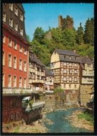 079477/ MONSCHAU, Rurpartie Mit Haller-Ruine  - Monschau