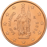 Saint Marin , 2 Euro Cent, 2004, Rome, Cuivre Plaqué Acier, FDC - San Marino