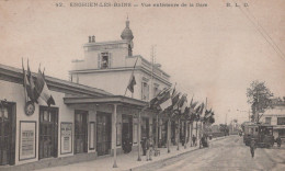 ENGHIEN LES BAINS VUE EXTERIEURE DE LA GARE - Enghien Les Bains