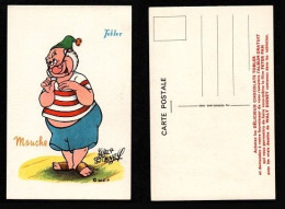 CARTE POSTALE ILLUSTRATEUR - WALT DISNEY - MOUCHE - SÉRIE PETER PAN - PUBLICITÉ POUR LE CHOCOLAT TOBLER - Other & Unclassified