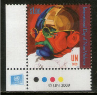 United Nations 2009 Mahatma Gandhi Of India Non-Violence Traffic Lights Sc 996 MNH # 2673 - Mahatma Gandhi