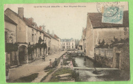 A194  CPA  IS-sur-TILLE (Côte D'Or)  Rue Hôpital Nicolas  -  Enfants   ++++++ - Is Sur Tille