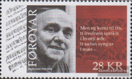 Denmark - Faroe Islands 934 (complete Issue) Unmounted Mint / Never Hinged 2018 Regin Dahl - Faroe Islands