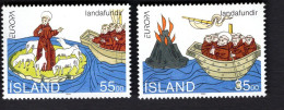 2021745251 1994 SCOTT 780 781 (XX)  POSTFRIS MINT NEVER HINGED - EUROPA ISSUE -  VOYAGES OF ST. BRENDAN - Ungebraucht