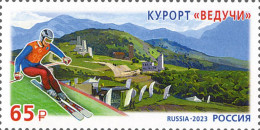 Russia 2023 Resorts Of The North Caucasus Series. Veduchi Resort Stamp 1v MNH - Neufs