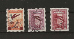 1937 USED Turkey Mi 1016-18 - Used Stamps