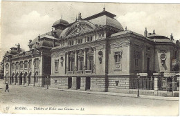 *CPA - 01 BOURG - Théâtre Et Halle Aux Grains - Autres & Non Classés