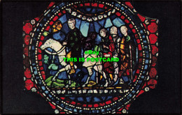 R596157 Canterbury Cathedral. Early 13th C. Glass In Trinity Chapel. Pilgrims On - Monde