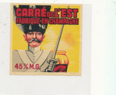 GG 452  / ETIQUETTE FROMAGE   CARRE DE L'EST   FABRIQUE EN CHAMPAGNE - Quesos