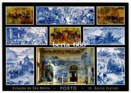 Portugal * Porto * São Bento Railway Station Tile Panels - Stations Without Trains