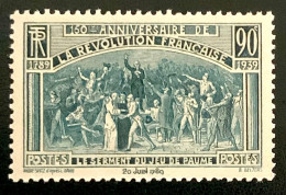 1939 FRANCE N 444 - 150e ANNIVERSAIRE DE LA RÉVOLUTION FRANÇAISE LE SERMENT DU JEU DE PAUME - NEUF** - Nuevos