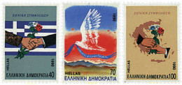 91687 MNH GRECIA 1990 RECONCILIACION NACIONAL - Ongebruikt