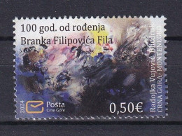 MONTENEGRO 2024,100 YEARS FROM THE BIRTH OF BRANKO FILIPOVIC FILO,MNH - Montenegro