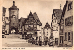 Rothenburg Ob Der Tauber - Am Plönlein Karte Vom KAFFEE-GROSSRÖSTEREI H. SIEDENTOPF BREMEN - Rothenburg O. D. Tauber