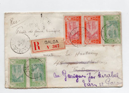 !!! COTE D'IVOIRE, LETTRE RECOMMANDEE DE DALOA POUR BORDEAUX DE 1916 - Cartas & Documentos