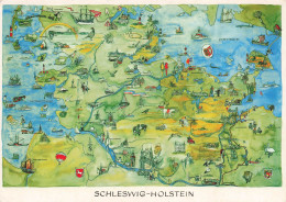 ALLEMAGNE - Schleswig - Holstein - Aquarell Von Christel Hudemann Schwartz - Carte Postale - Sonstige & Ohne Zuordnung