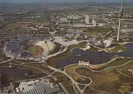 D-80331 München - Olympiade 1972 - Olympiapark - Stadtion - Luftbild - Air-view - Nice Stamp "Olympiade" - München