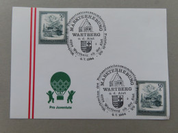 Österreich Pro Juventute - Mit Sonderstempel 6. 7. 1984 Wartberg Ob Der Aist, Markterhebung Wartberg (Nr.1298) - Other & Unclassified