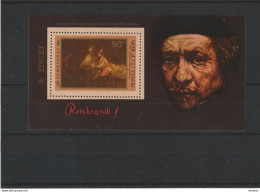 URSS 1976 PEINTURE DE REMBRANDT Yvert BF 115, Michel Bl 116 NEUF** MNH Cote 15 Euros - Blocs & Feuillets