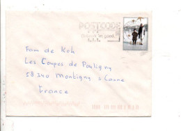 PAYS BAS SEUL SUR LETTRE POUR LA FRANCE 2004 - Cartas & Documentos