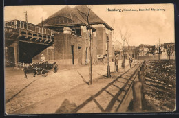 AK Hamburg-Uhlenhorst, Bahnhof Mundsburg Der Hamburger Hochbahn  - Noord