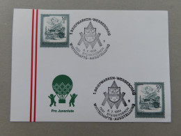 Österreich Pro Juventute - Mit Sonderstempel 6. 7. 1984 Stegersbach, 1. Briefmarken Werbeschau (Nr.1299) - Other & Unclassified