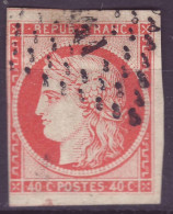 FRANCE 1849-50 Cérès 40 C Orange YT N°5 Oblitéré - 1849-1850 Cérès