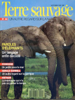 TERRE SAUVAGE N° 44 Animaux Elephants Mangouste Naine Baudroie Garrigue Géographie  Vietnam  Posidonie - Animali