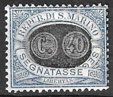 SAN MARINO -1931 - SEGNATASSE - C.40/5 - NUOVO MNH** ( YVERT TX 41- MICHEL PD 41 - SS  SG 41) - Postage Due