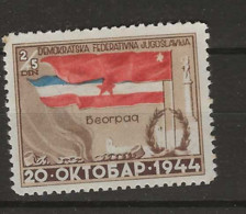 1945 MNH Joegoslavië, Mi 469 Posfris** - Ongebruikt