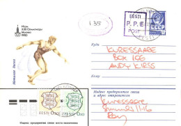 Estonia:Cover Kihelkonna Surcharge Cancellation + P.P.E Cancellation, 1993 - Estland