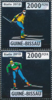 Guinea-Bissau 4658-4659 (complete. Issue) Unmounted Mint / Never Hinged 2010 Biathlon - Guinée-Bissau