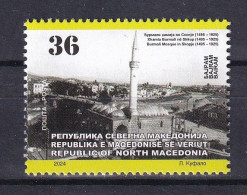 MACEDONIA NORTH 2024,BAYRAM,BURMALI MOSQUE IN SKOPJE,MNH - Macédoine Du Nord